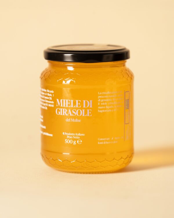 Vasetto di miele di girasole del Molise da 500 g, Apicoltura Lanni
